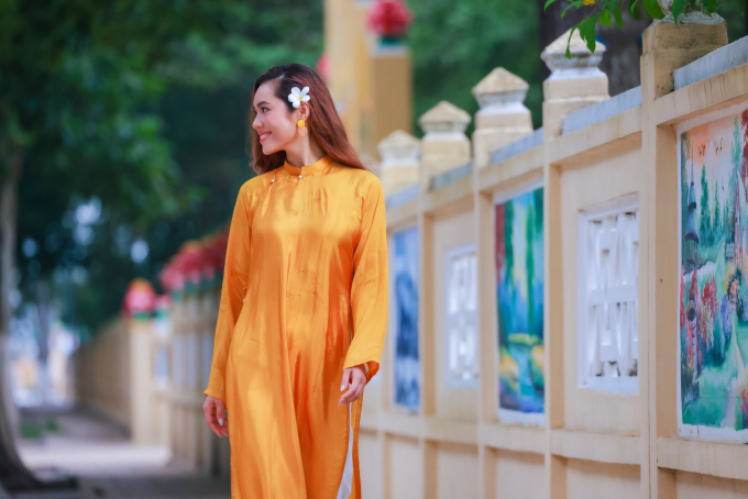 Á hậu Vũ Hoàng My khoe vẻ đẹp rạng rỡ trong bộ ảnh quảng bá du lịch Tây Ninh