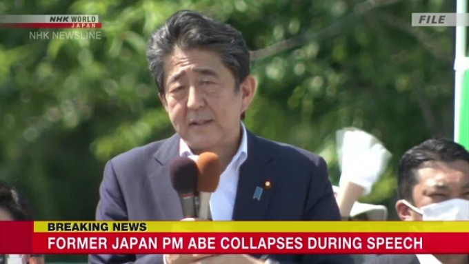 Cựu Thủ tướng Nhật Abe bị bắn gục ở Nara