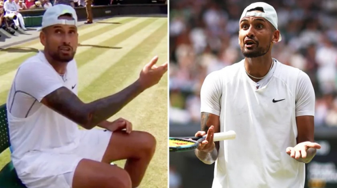 Mất Wimbledon, trai hư Kyrgios đổ lỗi cho khán giả Anh