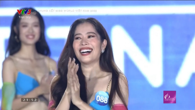 Nam Em vỡ òa hạnh phúc khi thắng giải Người đẹp được yêu thích nhất, vào thẳng Top 10 Miss World Vietnam 2022