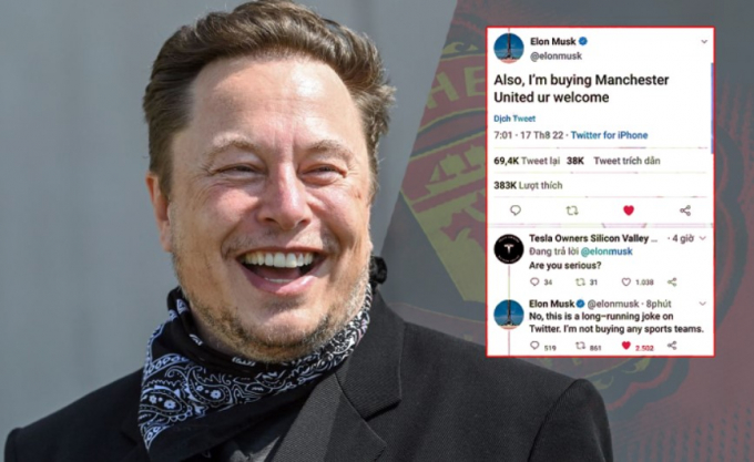 Tỷ phú Elon Musk mua CLB MU: Sự thật khiến fan Quỷ đỏ đau càng đau hơn