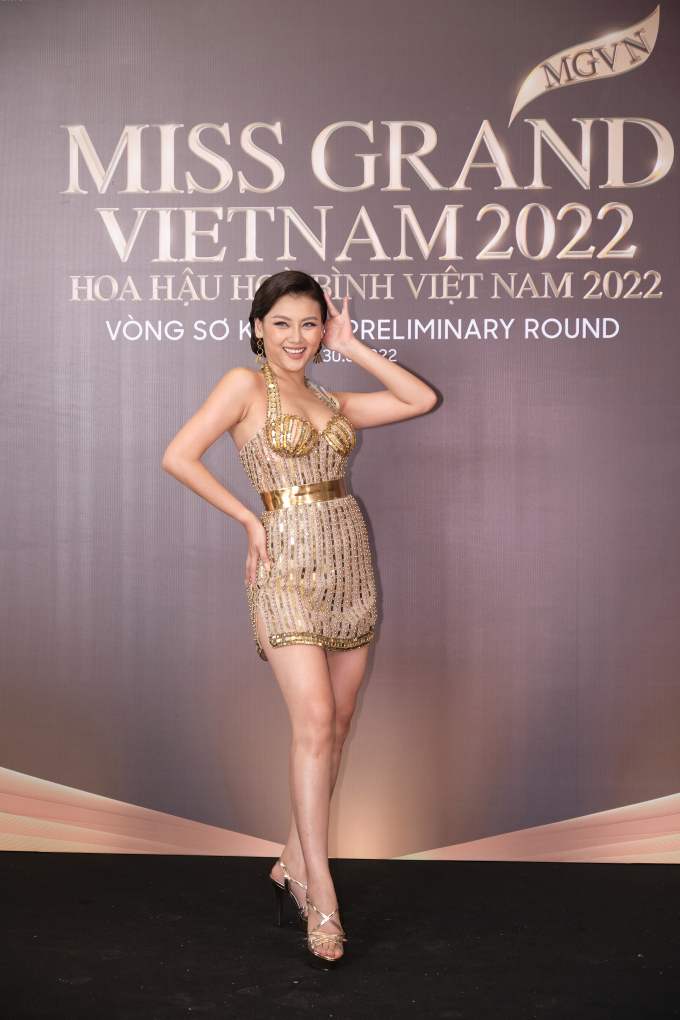 Miss Grand Vietnam 2022: Hoa khôi áo dài Mỹ Khôi đầy triển vọng, quán quân Vietnam Fitness Model rực rỡ thảm đỏ