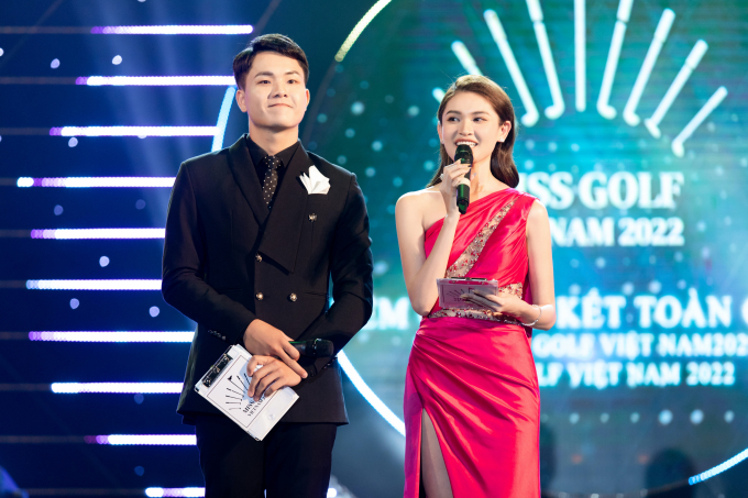 Á hậu Thùy Dung diện váy đính đá cầu kỳ, đẹp sắc sảo tại Miss Golf Vietnam 2022