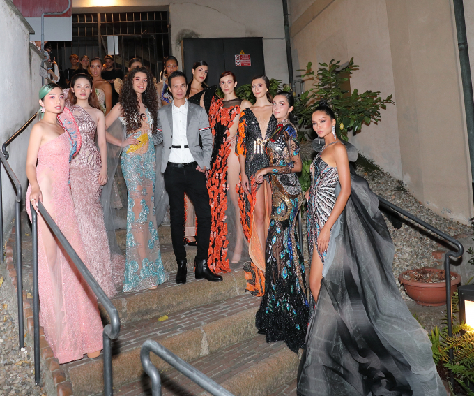 Bảo Hà phá đảo kinh đô thời trang, diễn First Face cho BST của NTK Hoàng Hải tại Milan Fashion Week