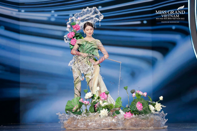 Mãn nhãn đêm thi National Costume của Miss Grand Vietnam: Mai Ngô diễn xuất thần, cứu cả trang phục