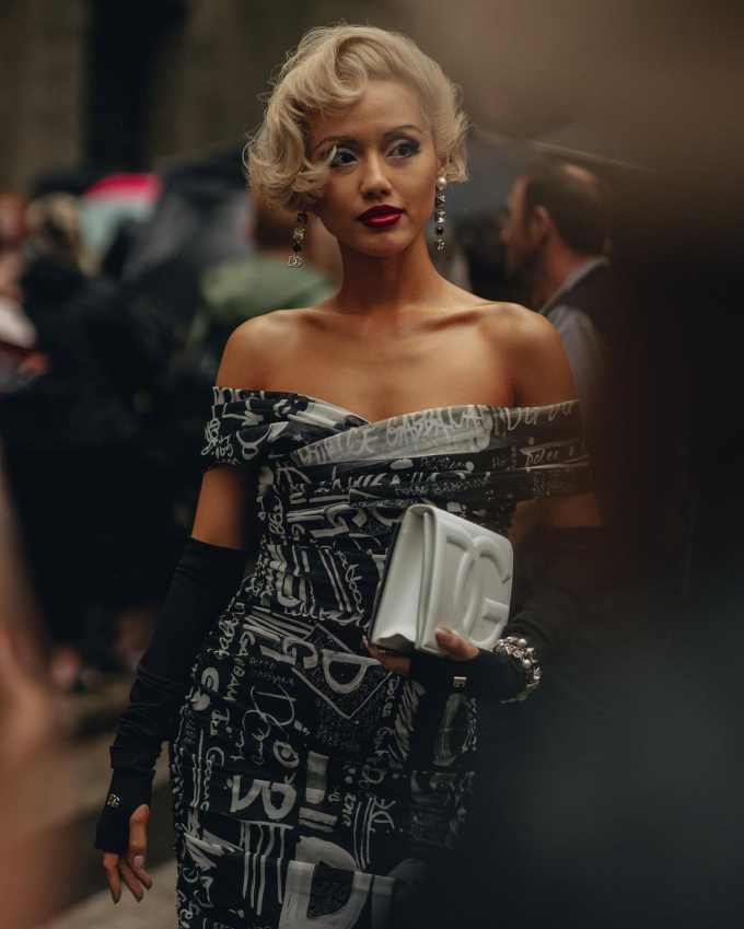 Cô em Trendy tái hiện huyền thoại Marilyn Monroe cực slay tại buổi ra mắt BST mới của Dolce&Gabbana