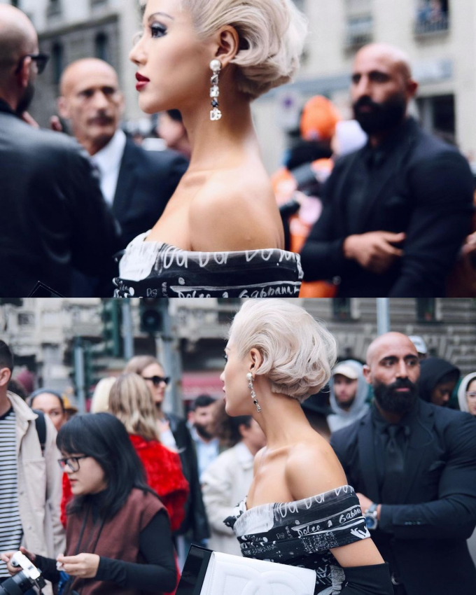 Cô em Trendy tái hiện huyền thoại Marilyn Monroe cực slay tại buổi ra mắt BST mới của Dolce&Gabbana