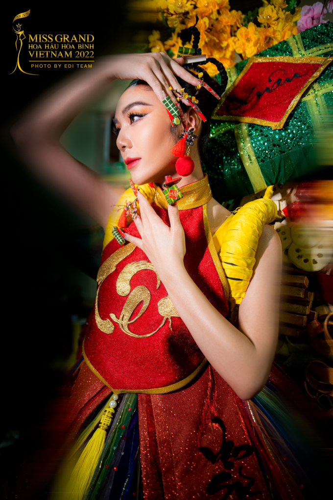 NTK Trần Quốc Dũng gửi cảm xúc đặc biệt vào trang phục lấy cảm hứng từ Tết tại Miss Grand Vietnam 2022