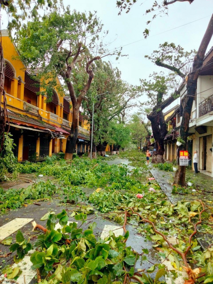 Thống kê thiệt hại đầu tiên trong cơn bão Noru đổ bộ vào miền Trung