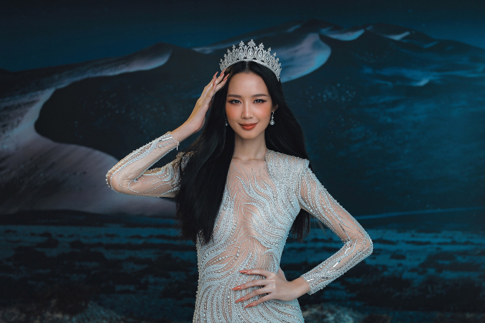 Bảo Ngọc chính thức nhận sash Việt Nam, tranh vương miện Miss Intercontinental 2022 tại Ai Cập