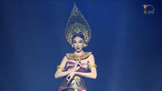 Hoa hậu Thùy Tiên lộng lẫy tựa nữ thần, tỏa sáng đúng đẳng cấp đương kim Miss Grand International