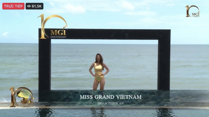 Đoàn Thiên Ân gây thất vọng với màn trình diễn bikini tại Miss Grand International: Thần thái mệt mỏi, mái tóc rối xù