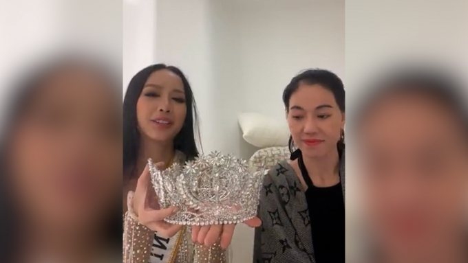 Bảo Ngọc khoe cận cảnh vương miện Miss Intercontinental, khẳng định ưu tiên làm từ thiện tại miền Trung khi về Việt Nam