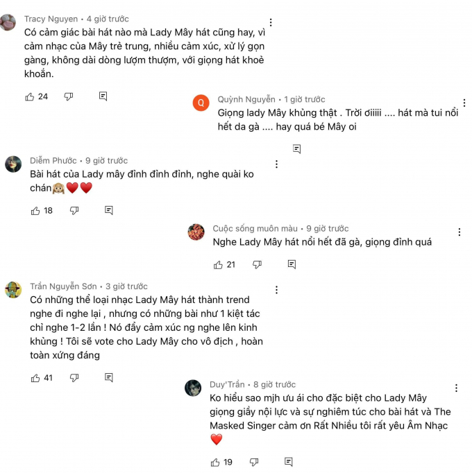 Trầm trồ với ca khúc Cám dỗ của Lady Mây, giọng hát khiến netizen lẫn ban cố vấn dùng nhiều mỹ từ để khen ngợi