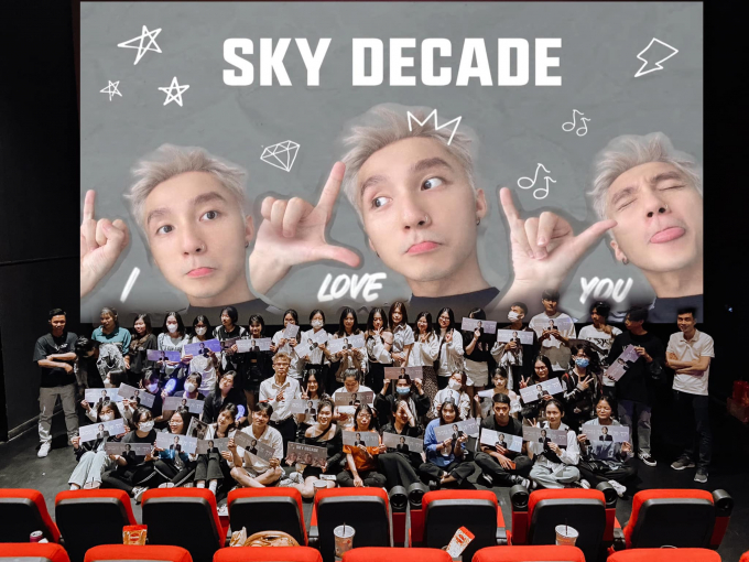 Cộng đồng fans Sơn Tùng - Sky tổ chức offline xem SkyTour Movie cực cháy như ngày đầu