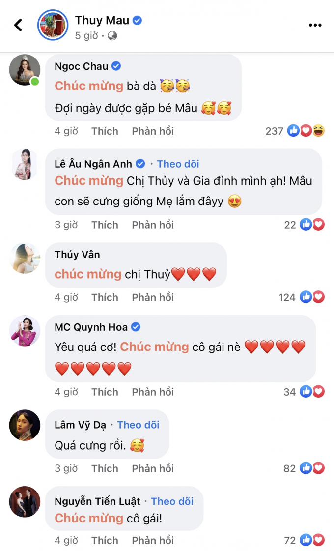 Mâu Thủy đăng ảnh thông báo mang thai: Sao Việt chúc mừng hội mẹ bỉm sữa V-biz có thêm 1 á hậu