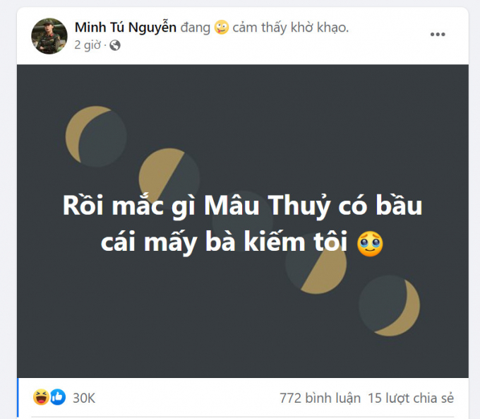 Mâu Thủy công khai bụng bầu nhưng netizen liên tục réo tên Minh Tú, chuyện gì đây?