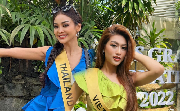 Miss Grand: Thiên Ân tiếp tục đối đầu Engfa Waraha, Việt Nam hay Thái Lan sẽ giật giải Trang phục dân tộc?
