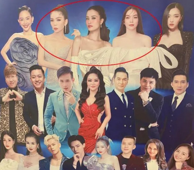 Đông Nhi lấn lướt Hồ Ngọc Hà và Lệ Quyên trên poster đại nhạc hội, BTC chương trình nói gì?