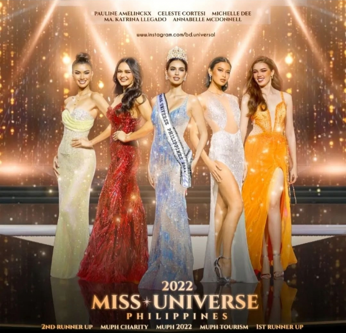 Á hậu 1 Miss Universe Philippines 2022 đến Việt Nam chiến khô máu cùng dàn đối thủ sừng sỏ tại Miss Charm