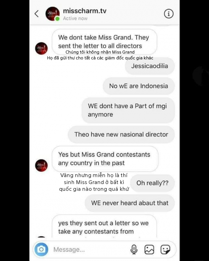 Ông Nawat gửi thư yêu cầu giám đốc Miss Grand các quốc gia không gửi thí sinh thi Miss Charm