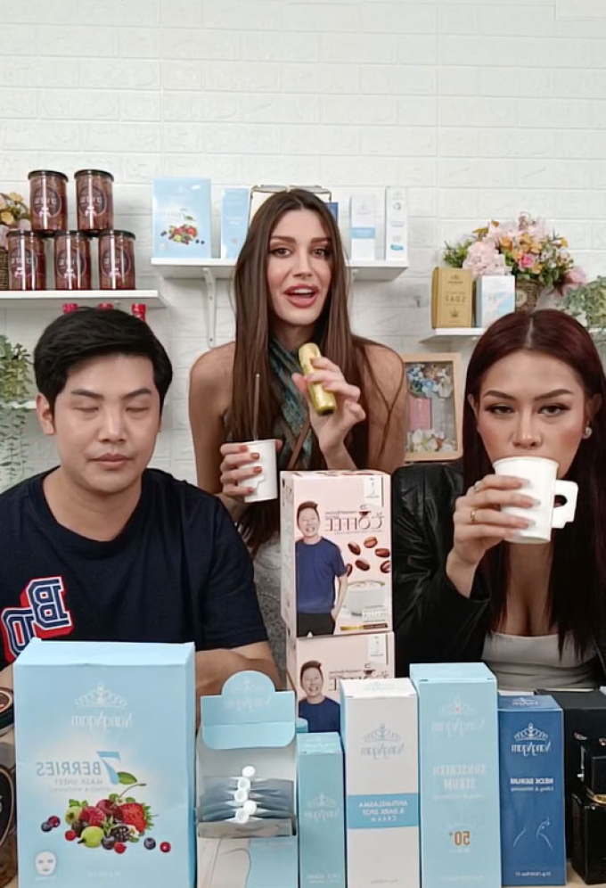 Công việc đầu tiên của Miss Grand International 2022 hậu đăng quang: livestream bán cà phê