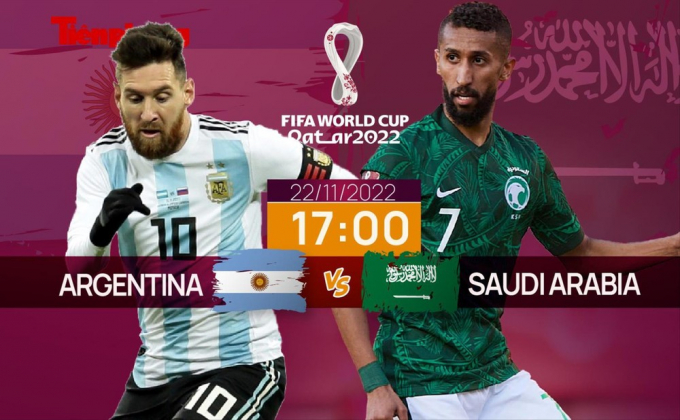 Nhận định Argentina vs Saudi Arabia, 17h00 ngày 22/11: Chờ Messi và... Hoàng Đức