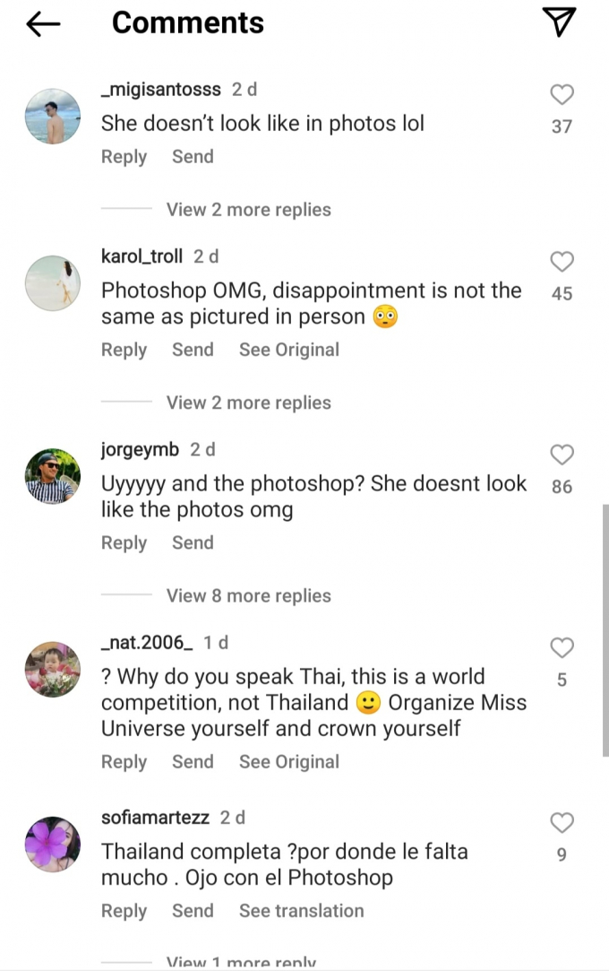 Ngọc Châu thả dáng ở Philippines ghi điểm tuyệt đối, đại diện Thái Lan bị phàn nàn vì photoshop ảo quá mức