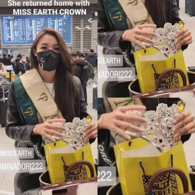Sân bay im ắng ngày Miss Earth 2022 về nước, nhìn cách tân hoa hậu đối xử với vương miện mà mất hồn