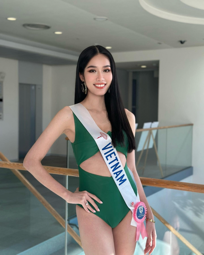 Phương Anh đầy cuốn hút trong phần thi swimsuit tại Miss International 2022: Nhẹ nhàng chuẩn gu Nhật Bản