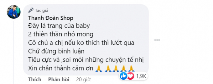 Hà Trí Quang - Thanh Đoàn đáp trả cực gắt bình luận tiêu cực, soi mói về cặp song sinh vừa chào đời