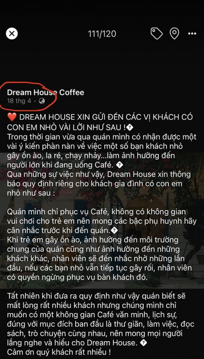 Quán nước tại Đà Nẵng gây tranh cãi khi nghiêm cấm trẻ em dưới 12 tuổi: Lý do đến từ đâu?