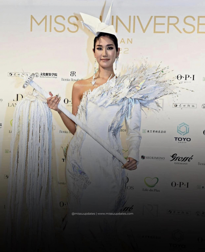 National costume của Nhật Bản tại Miss Universe 2022 bị chê như thời trang thủ công, ý nghĩa đằng sau khiến ai cũng trầm trồ