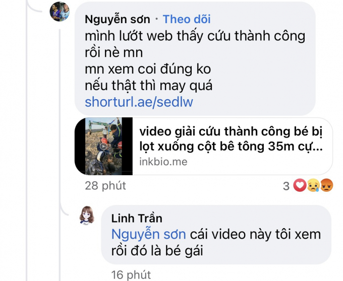 Xuất hiện loạt tin giả về việc giải cứu bé trai rơi xuống trụ bê tông ở Đồng Tháp khiến netizen phẫn nộ