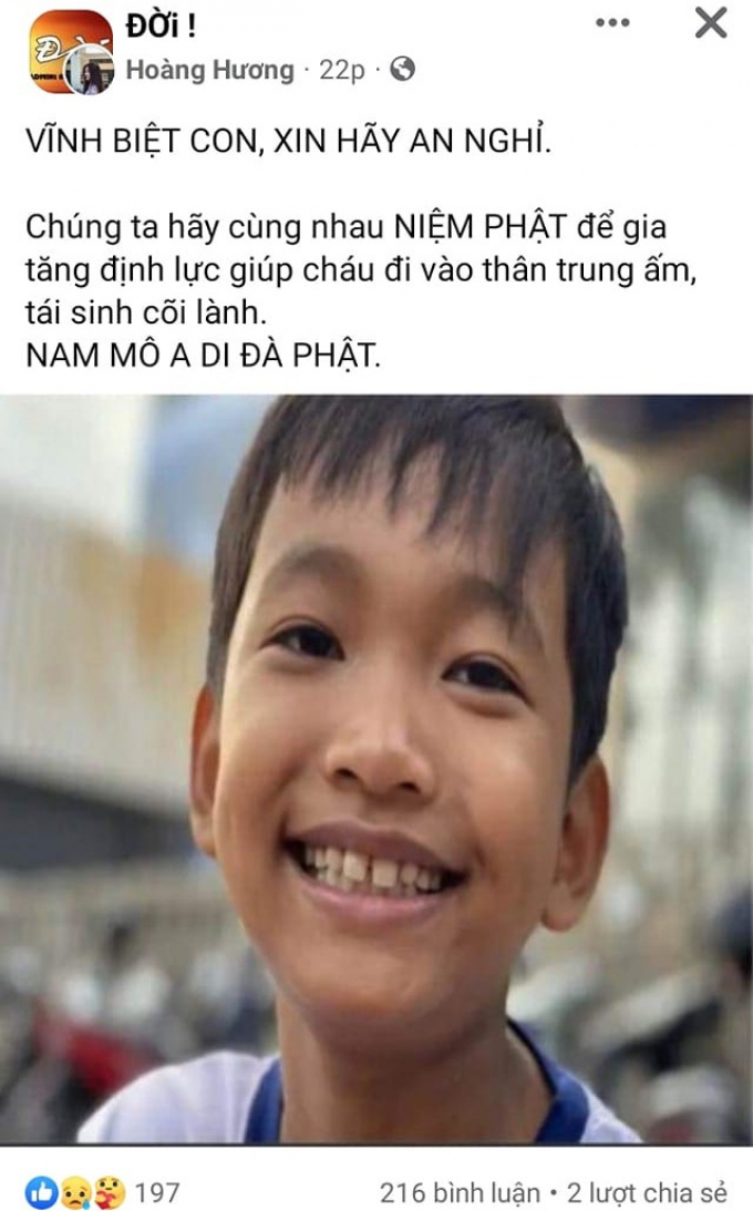 Sự thật về chân dung của bé trai 10 tuổi trong vụ rơi xuống trụ bê tông được lan truyền trên mạng xã hội