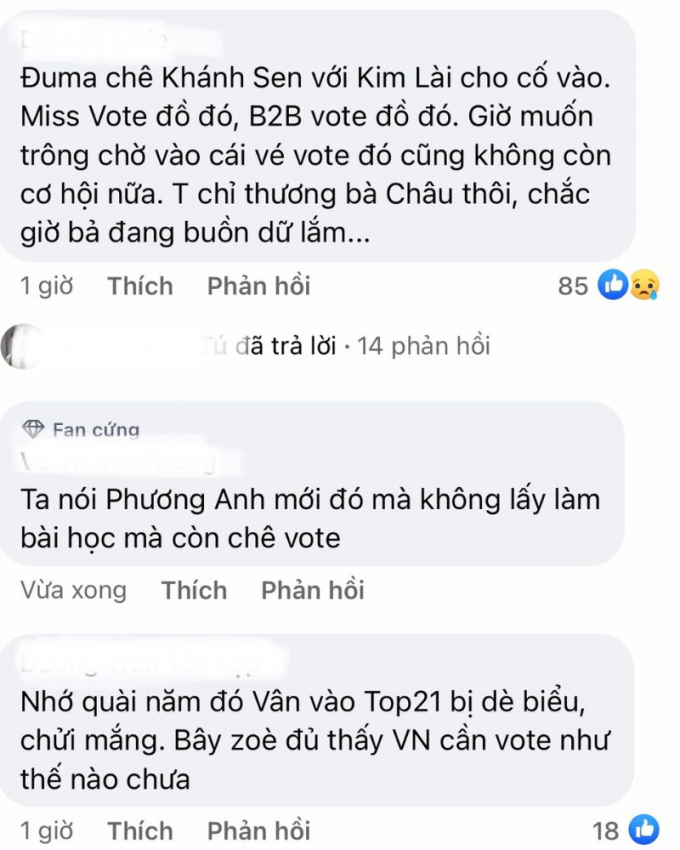 Ngọc Châu out-top Miss Universe 2022, Khánh Vân - Kim Duyên được bênh vực vì từng mang danh Miss Vote