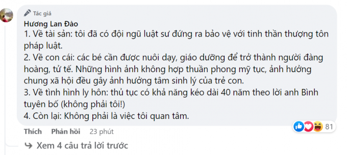 Shark Bình và vợ Đào Lan Hương khẩu chiến trên mạng xã hội lúc nửa đêm, “cá mập” bênh vực Phương Oanh