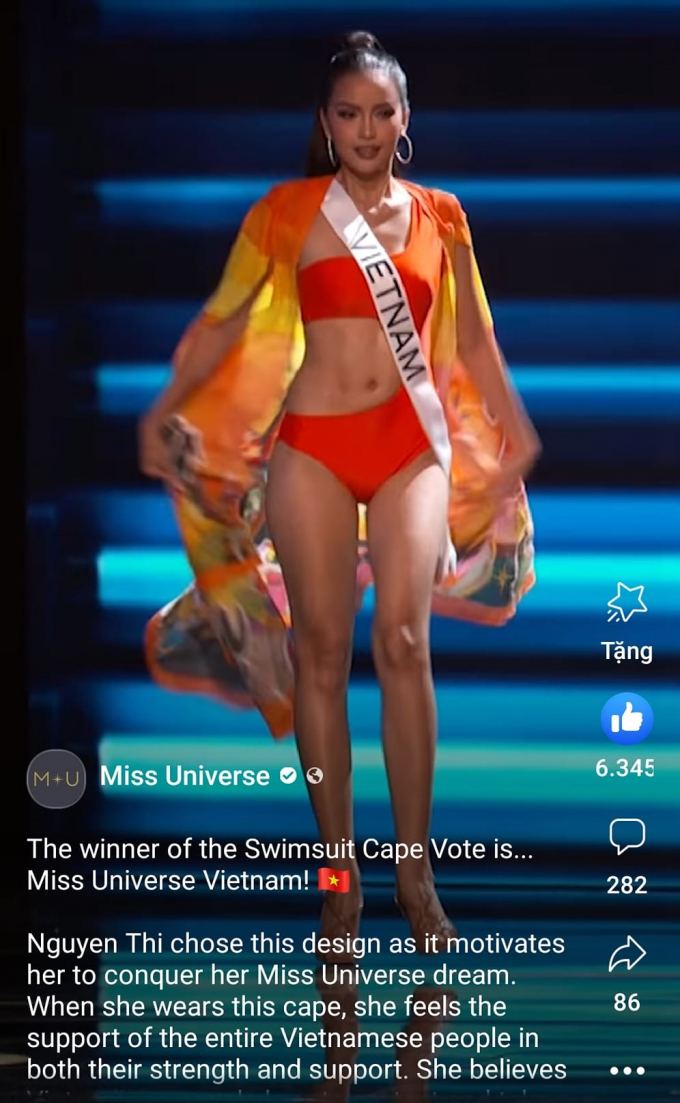 Ngọc Châu thắng giải áo choàng đẹp nhất Miss Universe 2022, fans quốc tế tiếc nuối: Phải vào Top 16