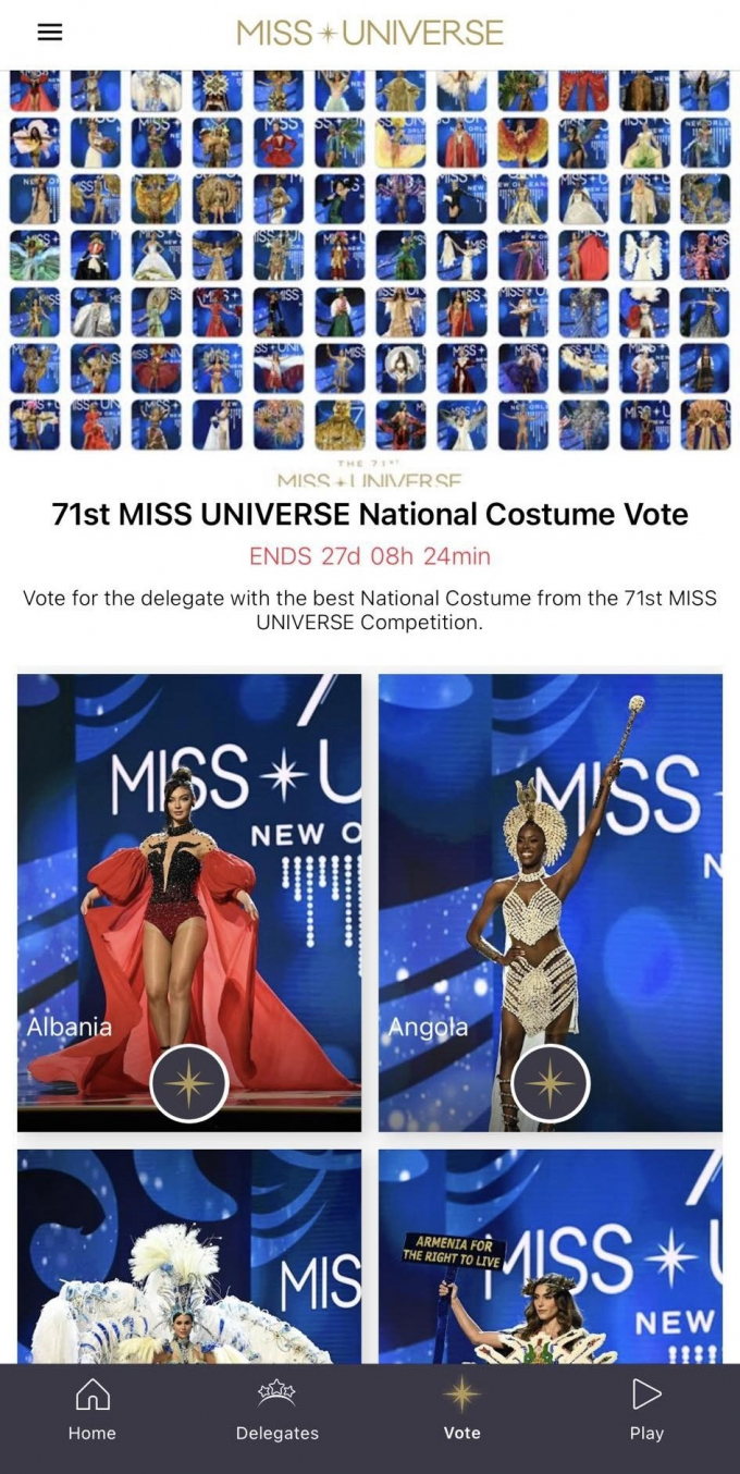 Miss Universe mở cổng bình chọn trang phục dân tộc sau hơn nửa tháng: Ngọc Châu có ẵm luôn giải phụ để gỡ gạc?