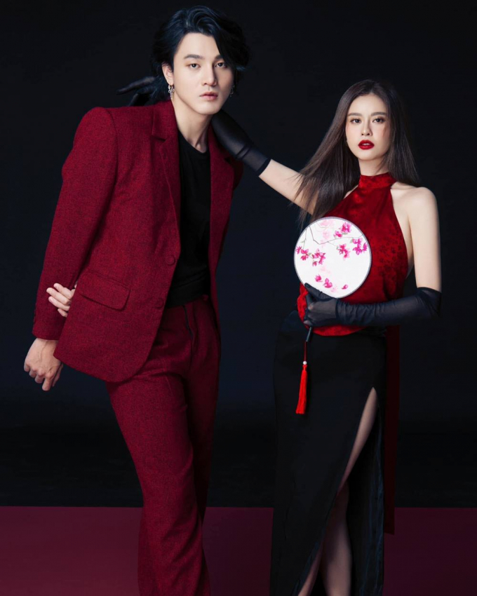 Trương Quỳnh Anh sánh đôi trai trẻ trong poster dự án phim mùa lễ tình nhân