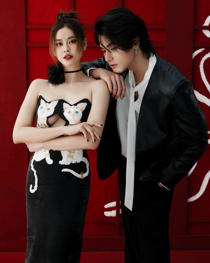 Trương Quỳnh Anh sánh đôi trai trẻ trong poster dự án phim mùa lễ tình nhân