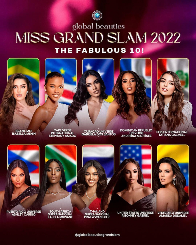 Lộ diện Top 10 Hoa hậu của các hoa hậu 2022: Có đến 5 mỹ nhân Miss Universe, Miss Grand chịu hít khói