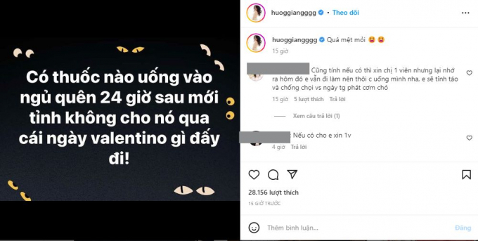 Matt Liu đang vui vẻ bên người mới, Hương Giang tìm đến thuốc ngủ trong ngày Valentine? Matt Liu đang vui vẻ bên người mới, Hương Giang tìm đến thuốc ngủ trong ngày Valentine?