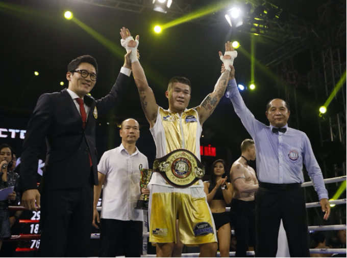 Võ sĩ boxing số 1 Hàn Quốc thách đấu Trương Đình Hoàng