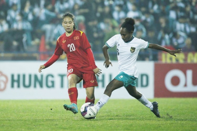 U20 nữ Việt Nam thắng đậm Indonesia ngay trước thềm 8/3
