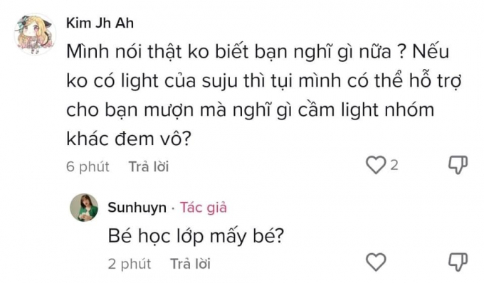 YouTuber Sunhuyn cãi chem chẽm với E.L.F khi mang lightstick của BTS tham dự show diễn của Super Junior