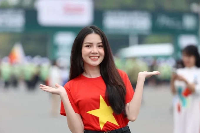 Dàn hoa hậu khoe sắc tại giải chạy ở Lai Châu