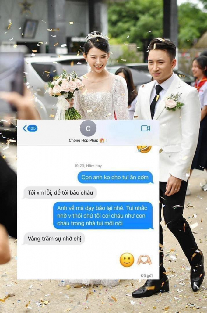 Vợ chồng Phan Mạnh Quỳnh khiến netizen cười no nê với đoạn tin nhắn dỗi hờn việc chăm con 