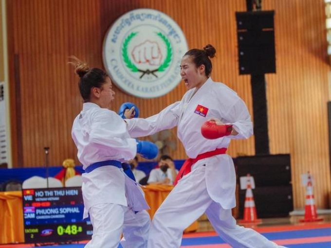Đội tuyển karate Việt Nam treo thưởng 500 USD cho HCV SEA Games