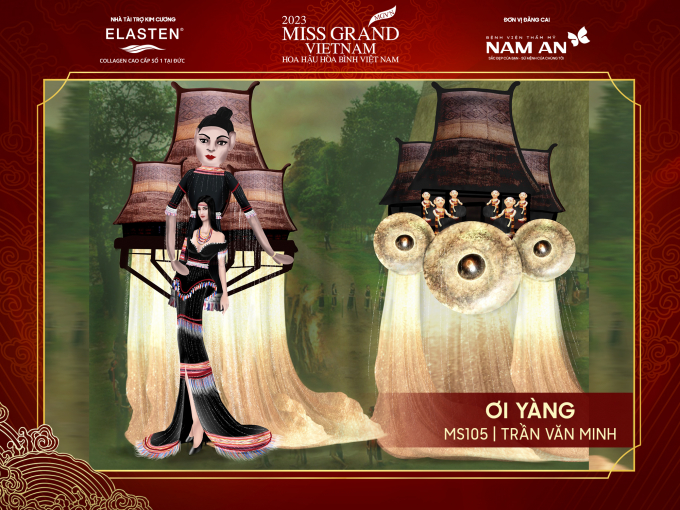 Trầm trồ trước sức sáng tạo của GenZ trong cuộc thi thiết kế Trang phục dân tộc Miss Grand Vietnam 2023